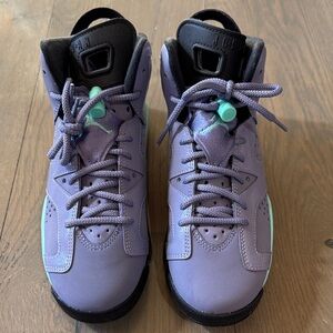 Jordan Kids Sneakers in Purple and Teal